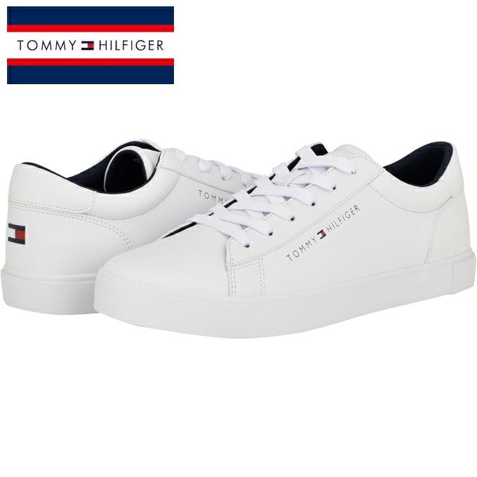 トミーヒルフィガー スニーカー tmRIBBY WHI01 メンズ 置き目撥ねのける 心地よい シューズ 靴 Tommy Hilfiger