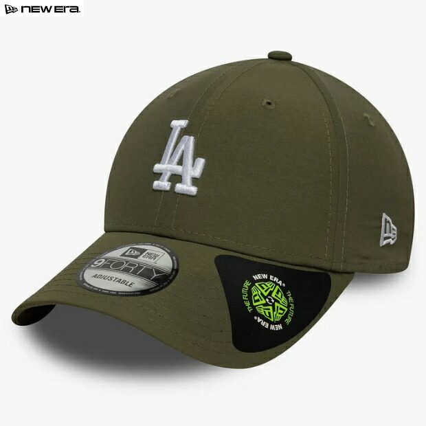 ニューエラ キャップ 60771851 GREEN MED MLBリーグ リサイクルミディ 9FORTY LAドジャース 帽子 NEW ERA