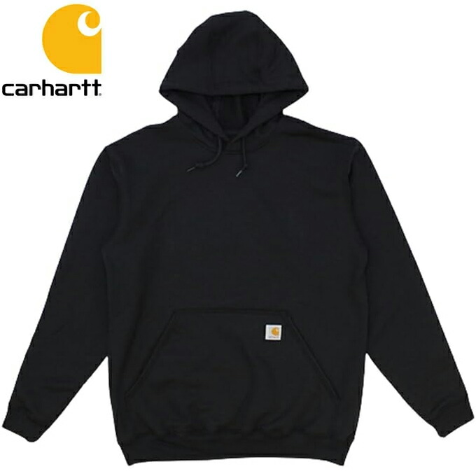 カーハート パーカー K121 BLK ブラック フード スウェット カンガルーポケット アメカジ シンプル プルオーバー メンズ Carhartt｜びっくり！Ｈｏｕｓｅ