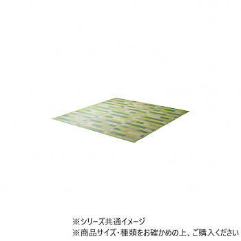 【暮らしラクラク応援セール】カーペット い草ラグ CXセナ 180×180cm グリーン 1071810122910【取り寄せ・返品不可商品】