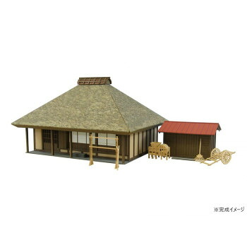 【暮らしラクラク応援セール】みにちゅあーと 茅葺民家-2 MK05-20【取り寄せ・返品不可商品】