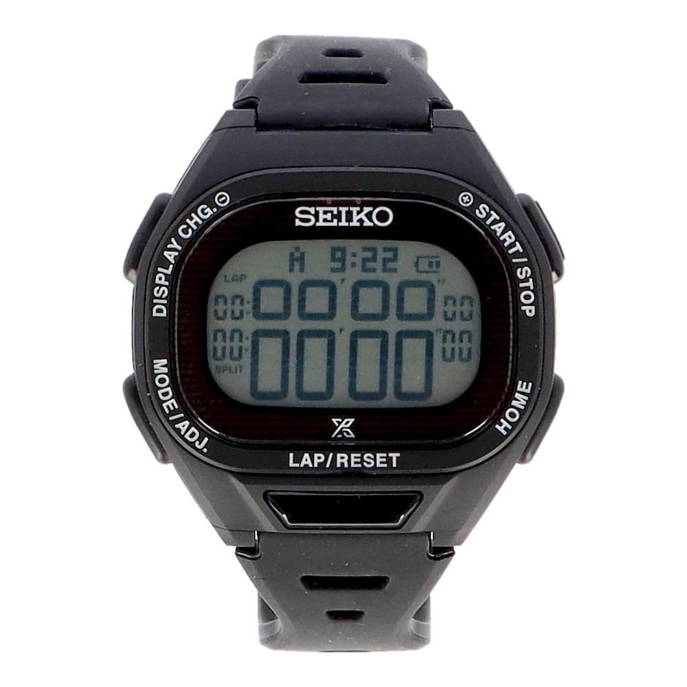 【取寄】 SEIKO セイコー HSC-SBEF055 スーパーランナーズ ソーラー S690 ブラック メンズ・ユニセックス