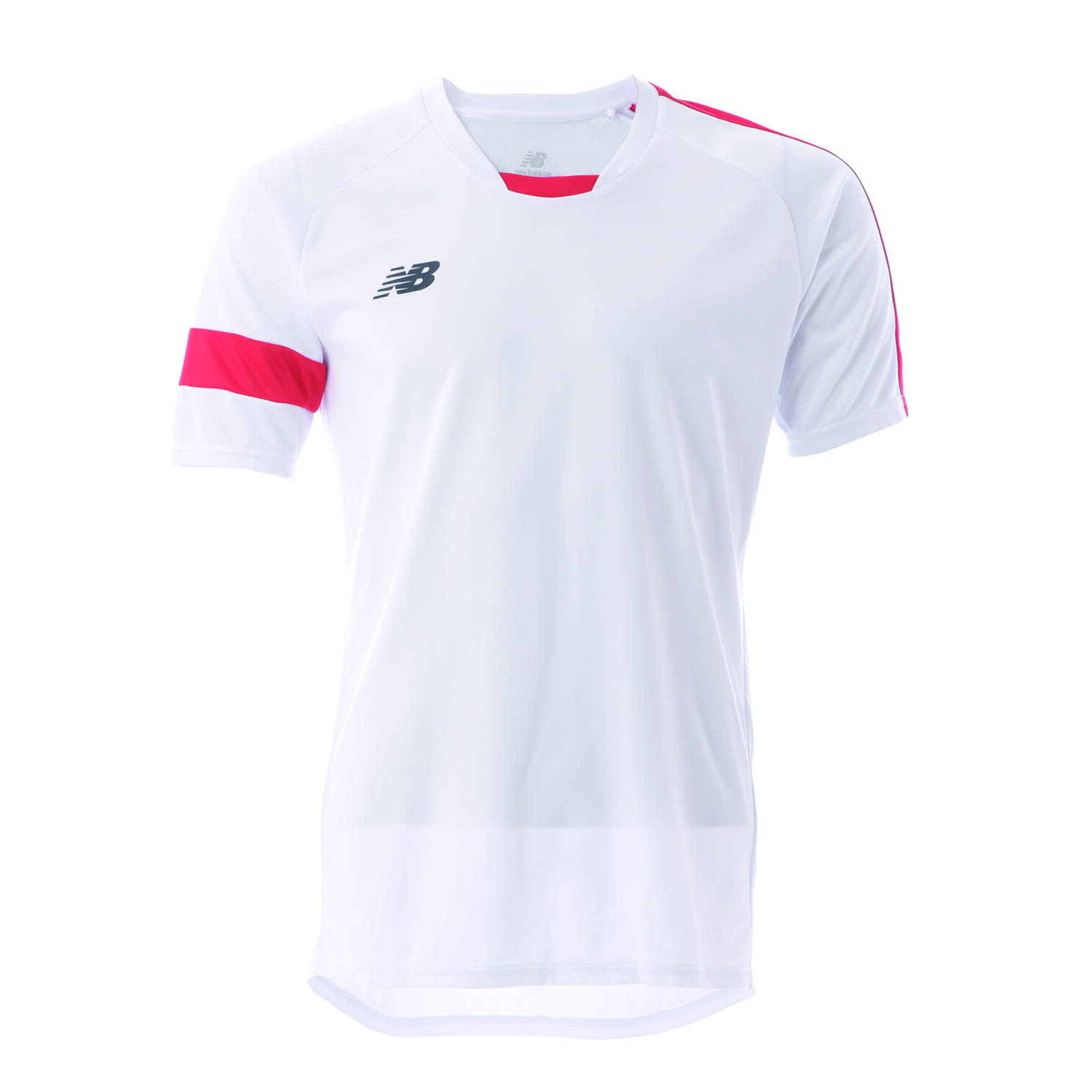 【取寄】（NewBalance）ニューバランス NBJ-JJTF0489-WRD ゲームシャツ (WRD)ホワイト/レッド ジュニア画像