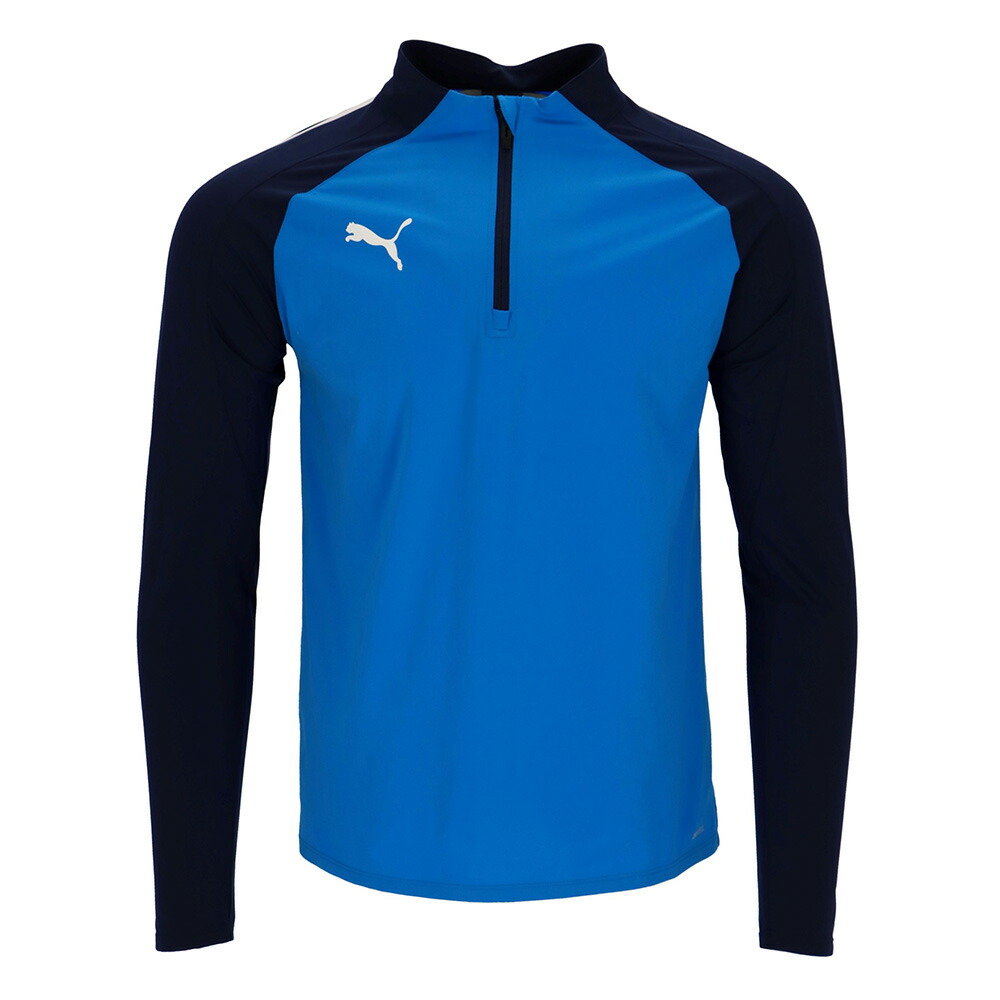 【取寄】(PUMA) プーマ PMJ-658017-06 teamLIGA 1/4 ジップトップ (06)Peacoat-Electric Blue Lemonade メンズ・ユニセックス 【マルチスポーツ・ウェア】