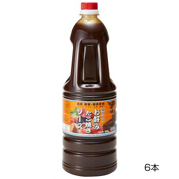 【暮らしラクラク応援セール】和泉食品　タカワお好みたこ焼きソース(濃厚)　甘口　1.8L(6本)【軽減税率対象商品】【取り寄せ・返品不可商品】