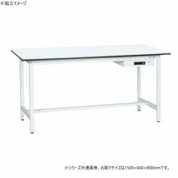 【生活様式ラクラクうしろ押し割引き販売】サカエ 軽さ立御役目台KAD手あい 抗菌処理 収納家具1段付 1500×600×900粍 KAD-156AMW【取り寄せ・返品不可商いもの】