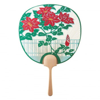 【暮らしラクラク応援セール】日本製(MADE IN JAPAN) 透かしうちわ 花園 1024【取り寄せ・返品不可商品】｜美-健康ゴルフ