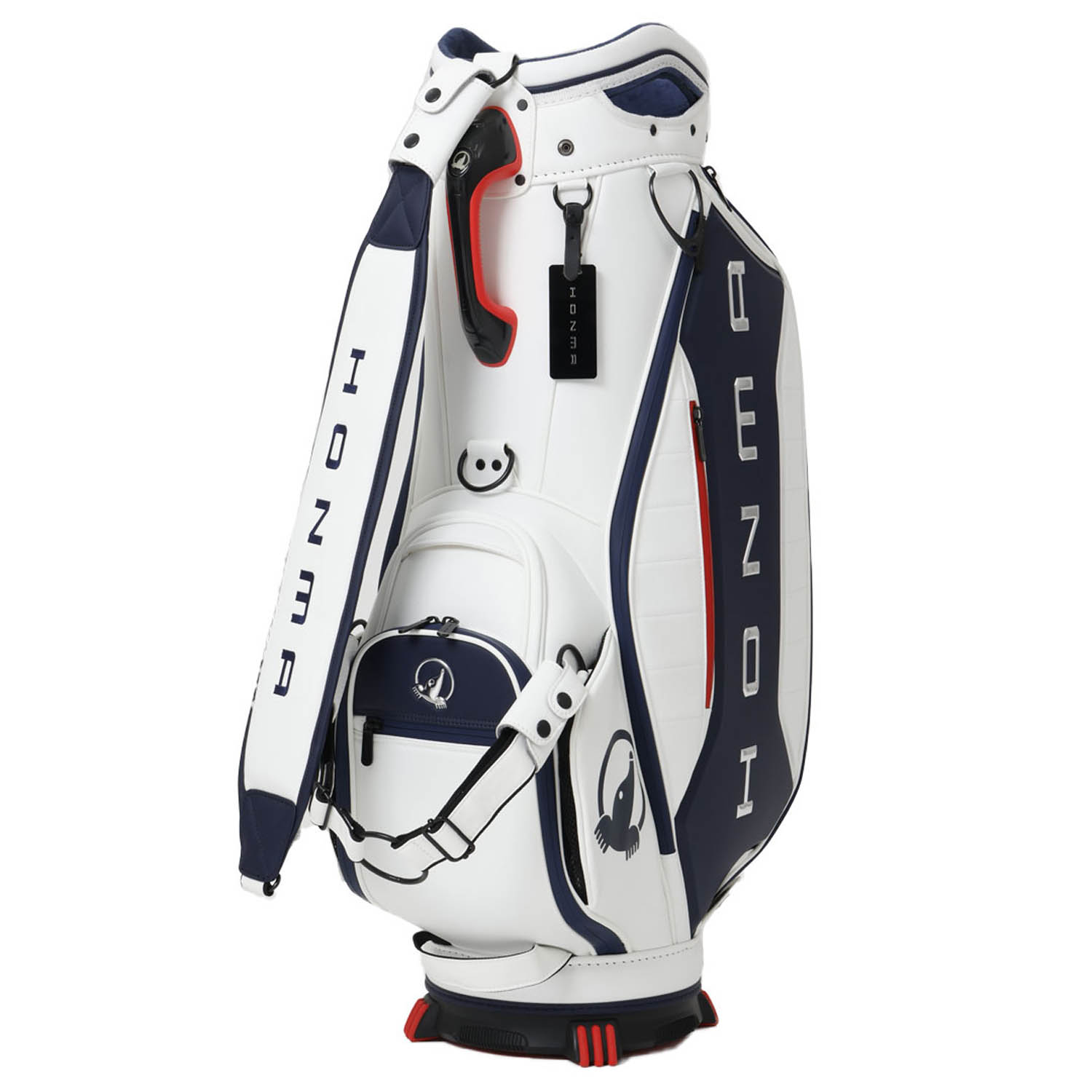【取寄】(HONMA)ホンマゴルフ HMG-SK93875587-0104 TW777 PRO CART BAG (0104)WHITE/NAVY メンズ・ユニセックス|美-健康ゴルフ