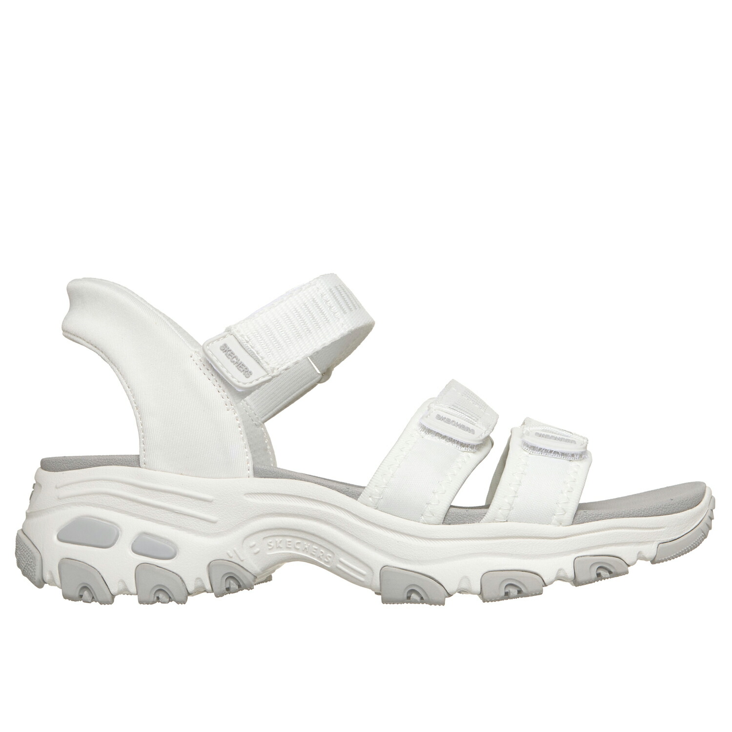 【取寄】(SKECHERS)スケッチャーズ SKJ-163651-WHT D’LITES SANDAL - CLASSIC CATC (WHT)WHITE レディース【カジュアルシューズ】