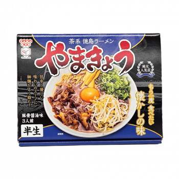 【暮らしラクラク応援セール】銘店　箱入 中華そばやまきょう 3食入&times;10箱セット【軽減税率対象商品】【取り寄せ・返品不可商品】｜美-健康ゴルフ