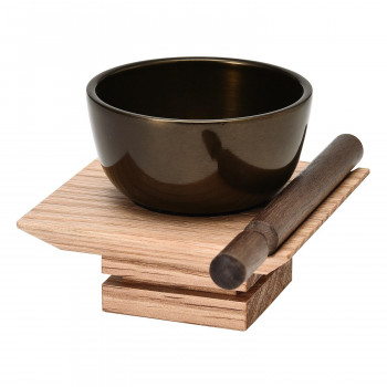 【暮らしラクラク応援セール】涼月 木製りん台セット(型 ) りん2.0寸 オーク/抹茶 59e45iP994092【取り寄せ・返品不可商品】|美-健康ゴルフ