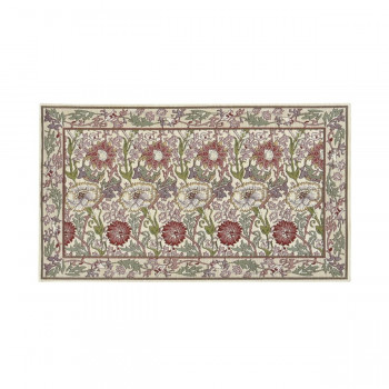 【暮らしラクラク応援セール】川島織物セルコン Morris Design Studio ピンクアンドローズ マット 約46&times;79cm FH1718A P ピンク【取り寄せ・返品不可商品】｜美-健康ゴルフ