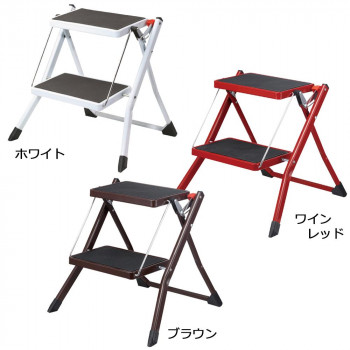 【暮らしラクラク応援セール】パッソミニ 踏み台 PST-2s　W・ホワイト【取り寄せ・返品不可商品】