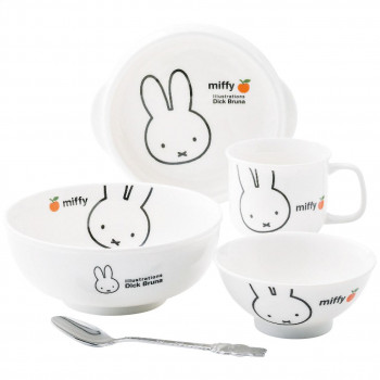 【暮らしラクラク応援セール】ミッフィーアップル お子様食器ギフトセット 242740 2122-062【取り寄せ・返品不可商品】