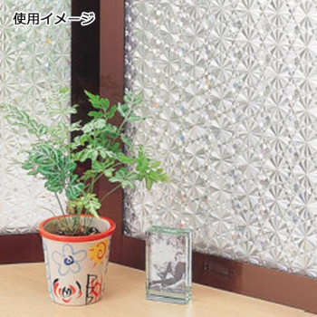 【暮らしラクラク応援セール】窓飾りシート(レンズタイプ) 92cm幅×15m巻 C(クリアー) GCR-9206【取り寄せ・返品不可商品】