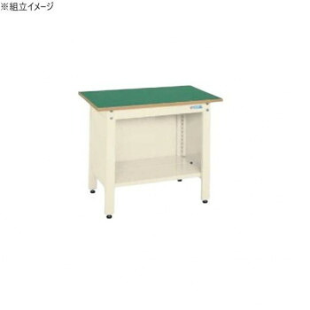 【暮らしラクラク応援セール】サカエ 一人用作業台CPタイプ サカエリューム天板 900×600×740mm アイボリー CP-096I【取り寄せ・返品不可商品】|美-健康ゴルフ