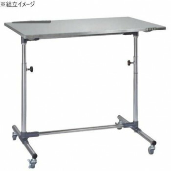【暮らしラクラク応援セール】サカエ 軽量セルワーク作業台移動式 ステンレス天板 900×600×700mm CL-9060SUM【取り寄せ・返品不可商品】