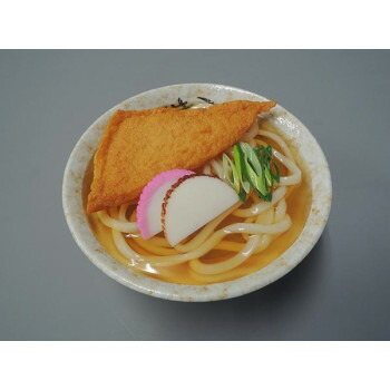 【暮らしラクラク応援セール】日本職人が作る 食品サンプル　きつねうどん　IP-428【取り寄せ・返品不可商品】