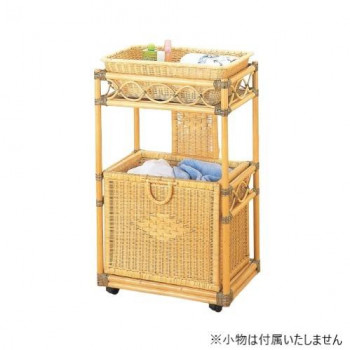 【暮らしラクラク応援セール】今枝商店　Romantic Rattan　籐ランドリーボックス　E83【取り寄せ・返品不可商品】