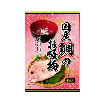 【暮らしラクラク応援セール】みなり 国産鯛のお吸物(3.4g×6) 30個【軽減税率対象商品】【取り寄せ・返品不可商品】|美-健康ゴルフ