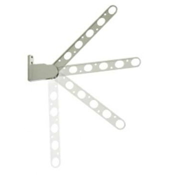 【暮らしラクラク応援セール】DRY・WAVE 窓壁用物干金物 KA75 ST(ステンカラー)【取り寄せ・返品不可商品】|美-健康ゴルフ