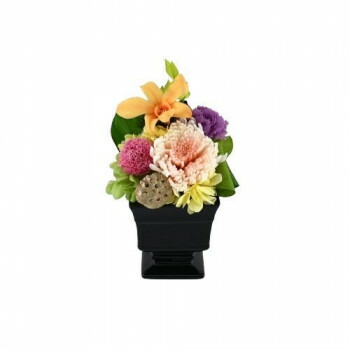 【暮らしラクラク応援セール】フラワーアレンジ お供え花 彩華(いろは) F-6061【取り寄せ・返品不可商品】 5,576円