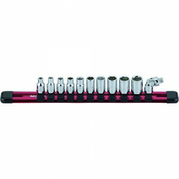 【暮らしラクラク応援セール】ミトロイ(MITOLOY) 1/4 ソケットレンチセット mm ホルダーセット SH212M【取り寄せ・返品不可商品】｜美-健康ゴルフ
