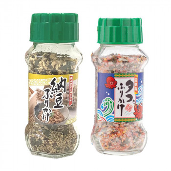 【暮らしラクラク応援セール】みなり 納豆ふりかけ 85g・タコふりかけ 85g　各15個セット【軽減税率対象商品】【取り寄せ・返品不可商品】｜美-健康ゴルフ