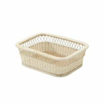 【暮らしラクラク応援セール】今枝商店 Romantic Rattan 籐脱衣かご C23【取り寄せ・返品不可商品】