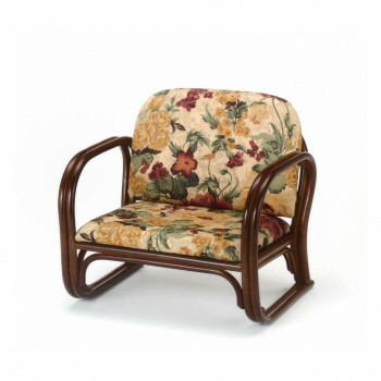【暮らしラクラク応援セール】今枝商店　Romantic Rattan　籐思いやり座椅子　ロータイプ 　S110B【取り寄せ・返品不可商品】