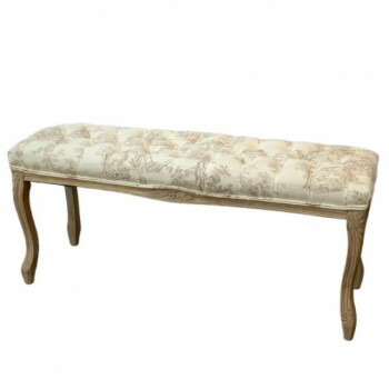 【暮らしラクラク応援セール】ヴィヴィアン トワルドジュイ ベンチ Toile de Jouy 17701BH-JY02【取り寄せ・返品不可商品】