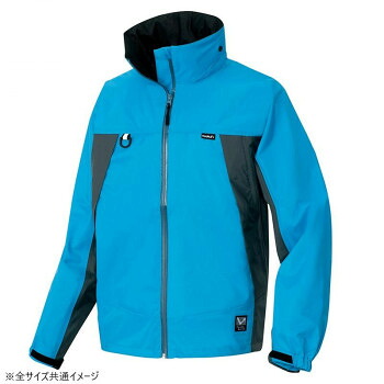 【暮らしラクラク応援セール】アイトス 全天候型ジャケット ブルー×チャコール 3L 56301【取り寄せ・返品不可商品】