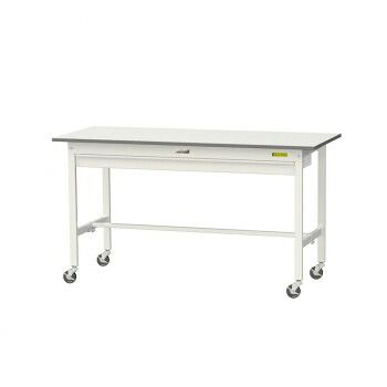 【暮らしラクラク応援セール】山金工業(YamaTec) SUPC-1560W-WW ワークテーブル 150シリーズ 移動(H825mm)(ワイド引出し付き)【取り寄せ・返品不可商品】|美-健康ゴルフ