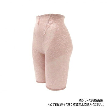 【暮らしラクラク応援セール】TAMURA yJuco ブルーメリアロングガードル ダスティピンク LL-YTJ25R-115-LL【取り寄せ・返品不可商品】