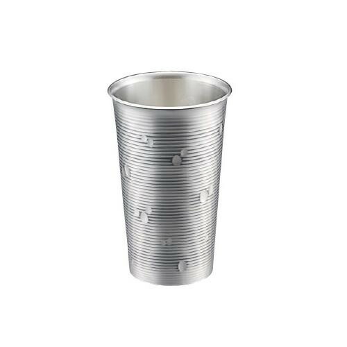 【暮らしラクラク応援セール】新光堂 雪月花 錫被 純銅 手打ちタンブラー 淡雪 350ml CF-62-1SN【取り寄せ・返品不可商品】