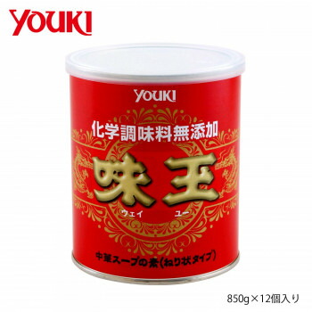 YOUKI ユウキ食品 化学調味料無添加味玉 850g×12個入り 212114