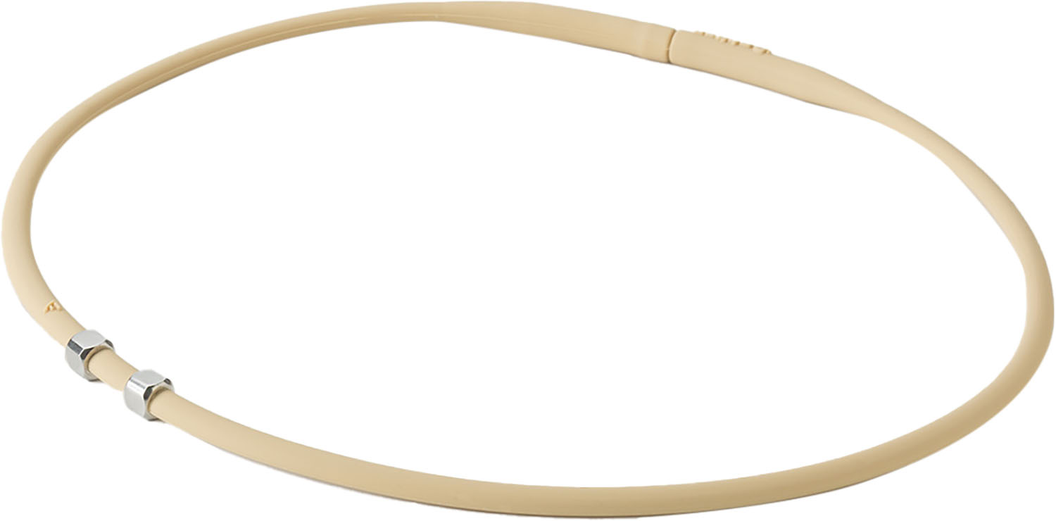 【取寄】（Phiten）ファイテン RAKUWAネックレス EXTREME キューブ ベージュ 43cm ベージュ TG911352【管理医療機器】 RAKUWAネック 磁気ネックレス メンズ レディース 磁気 ネックレス プロ野球選手 アスリート 肩こり
