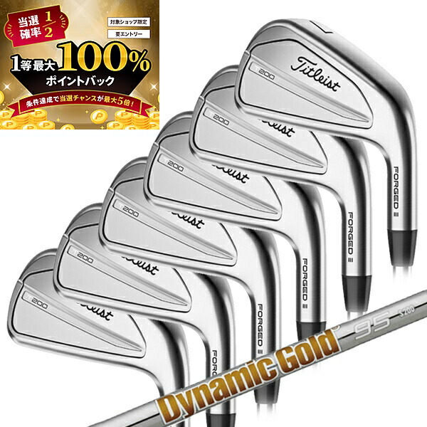 楽天市場】【25年継続モデル】タイトリスト T200 アイアン 6本
