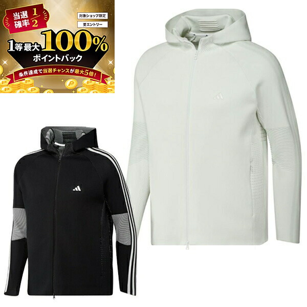 adidas - 新品￥33,000 アディダスゴルフ【L】プライムニット セットアップ（黒白） adidas アディダス メンズ ゴルフウェア GOLF 3ストライプス