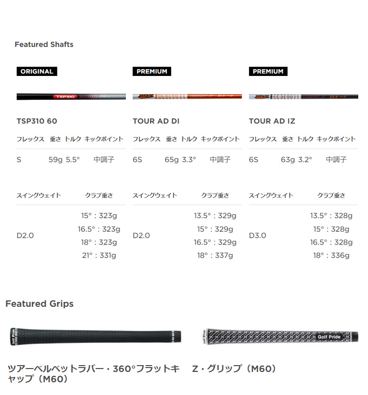 ポイント10倍 営業日即日発送 タイトリスト TSR3 ツアーAD-IZ 6 日本