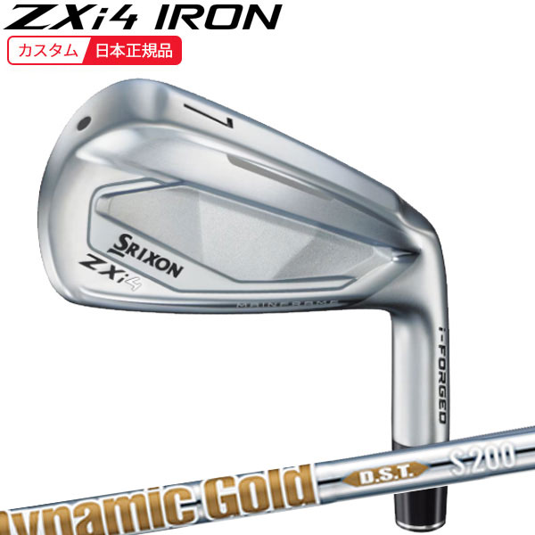 (ポイント5倍)(特注 納期3-6週) ダンロップ スリクソン ZXi4アイアン単品(#4-9,Pw,Aw,Sw) ダイナミックゴールドDST (NEW)シャフト 2024年(日本正規品)