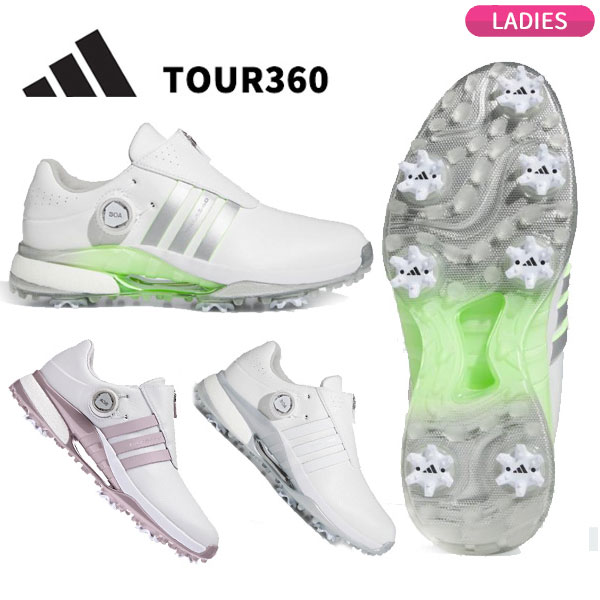 2点セット‼️【アディダス×キャロウェイ】シューズ26cmパンツMスパイク付き Callaway キャロウェイ レディース ゴルフシューズ 22W2ACW Aero sport