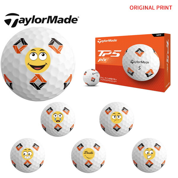 TaylorMade TP5pix ゴルフボール 12個入り ハイビスカス柄 TaylorMade TP5pix ゴルフボール 12個入り ハイビスカス柄 New