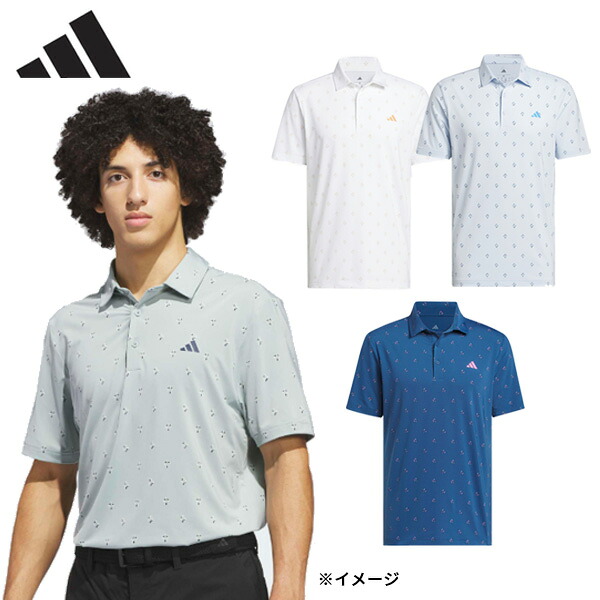 (営業日即日発送)アディダス ゴルフ(adidasGOLF) CLIMACOOL クライマクール ダイアナグル プリント半袖シャツ QY165 メンズ ウェア 2026年春夏