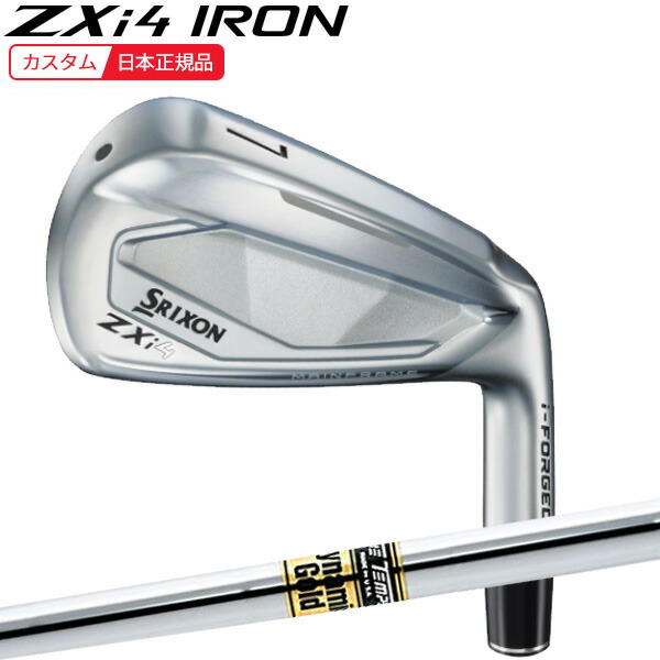 (ポイント5倍)(特注 納期3-6週) ダンロップ スリクソン ZXi4アイアン単品(#4-9,Pw,Aw,Sw) ダイナミックゴールド(通常ラベル) シャフト 2024年(日本正規品)