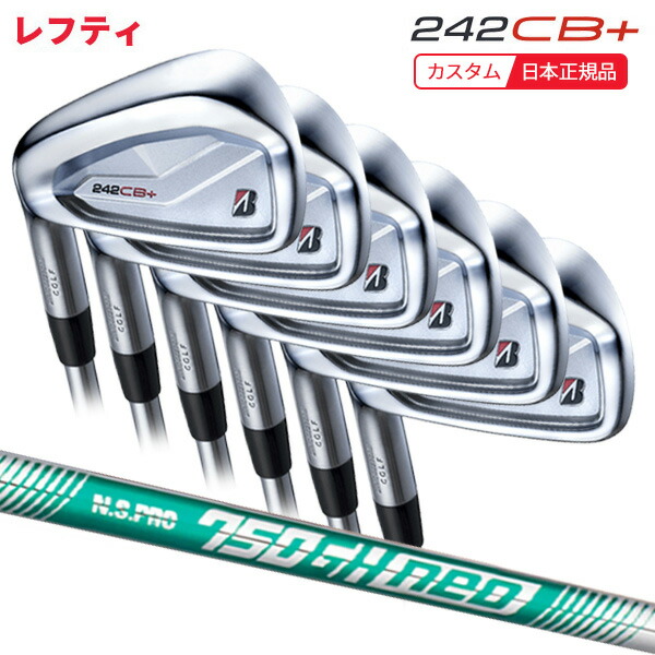(ポイント10倍)(特注 納期2-4週)(レフティ)ブリヂストン Bシリーズ 242CB+ アイアンセット(6本 #5-9,PW) N.S.PRO750GH-neo(ネオ) シャフト 2024年モデル(日本正規品)