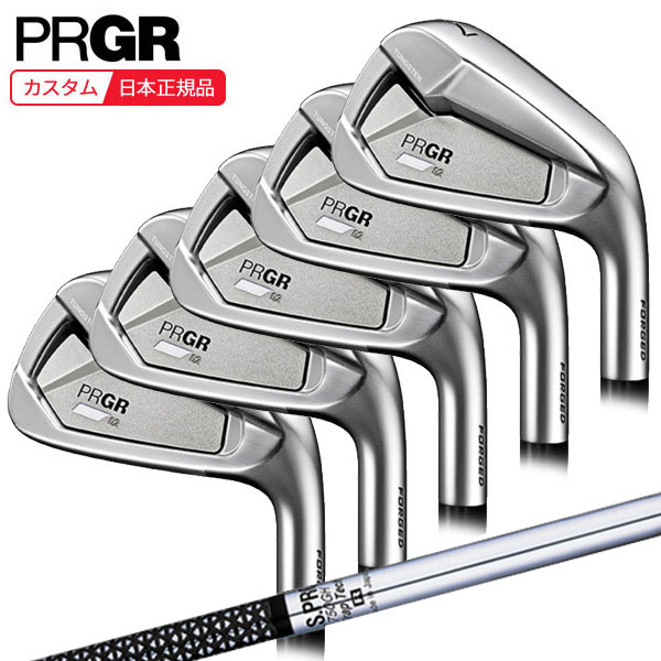 PRGR 02 プロギア　アイアンセット 6本セット PRGR IRONS】02 アイアン〔#6-PW 5本セット カーボン〕〔2020年
