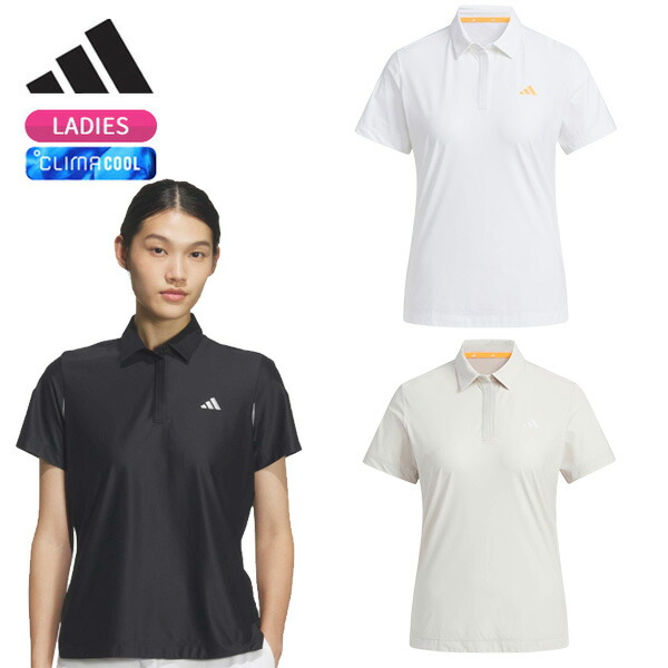 (営業日即日発送)アディダス ゴルフ(adidasGOLF) CLIMACOOL クライマクール 接触冷感 ベンチレーション 半袖シャツ RT689 レディース ウェア 2026年春夏