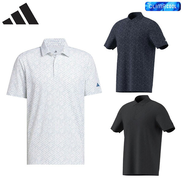 (営業日即日発送)アディダス ゴルフ(adidasGOLF) CLIMACOOL クライマクール トリゴンパターン メッシュ 半袖シャツ P3508 メンズ ウェア 2026年春夏