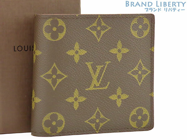 ✨未使用保管品✨ルイヴィトン 二つ折り財布 ポルトフォイユマルコ M61675 楽天市場】【未使用品】【財布】LOUIS VUITTON ルイ ヴィトン